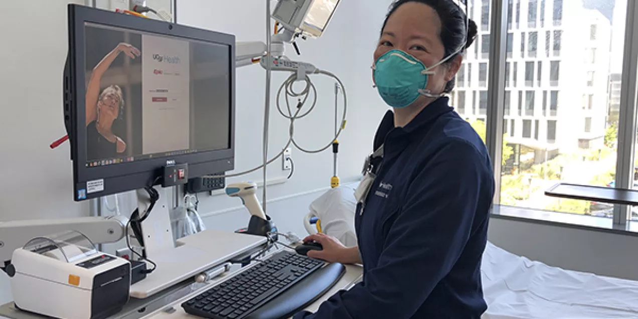 Kimberly Okamoto, RN, clinical research nurse