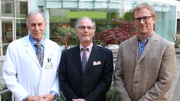 (L-R): Ron Arenson, MD, Michael P. Federle, MD, and Derk Purcell, MD.