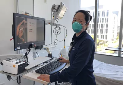 Kimberly Okamoto, RN, clinical research nurse