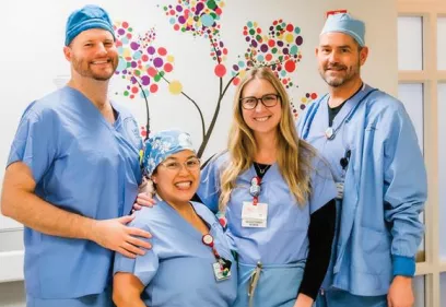 Left to Right: Wes Maupin-RN, Celila Villar - RN, Michelle Devaux - RN, Mike Wollslair - RN