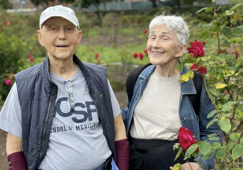 Dr. Stanley Handel and his wife