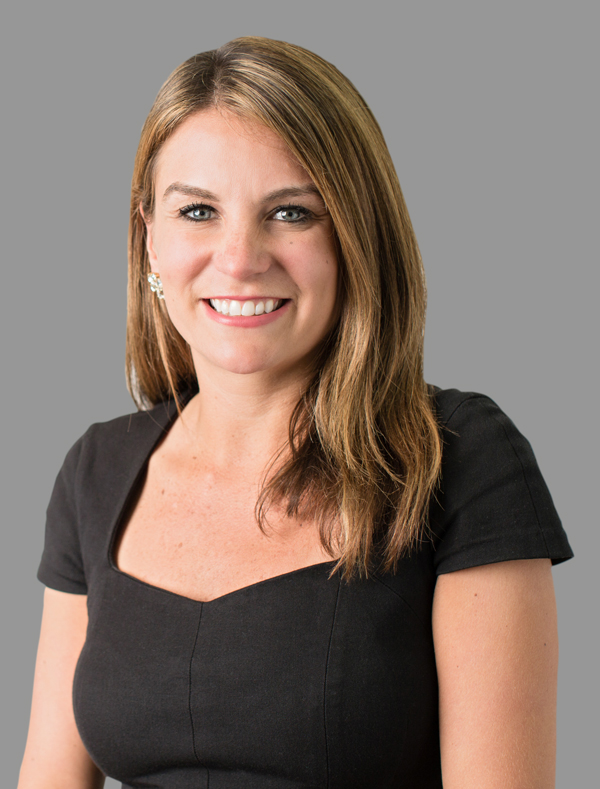 Woman in a black dress