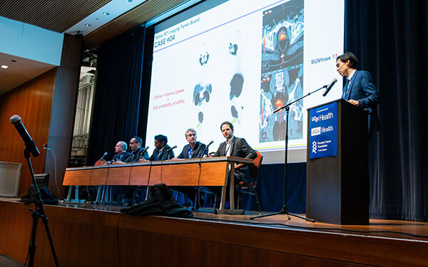 PSMA PET Imaging Tumor Board Panel Discussion Moderated by Jeremie Calais, MD, MSc, UCLA, and panelists include Wolfgang Fendler, University of Duisburg-Essen and German Cancer Consortium (DKTK), University Hospital Essen, Germany, Matthias Eiber, MD, PhD - Technische Universität München (TUM), Munich, Germany, Amar Kishan, MD, UCLA, Nick Nickols, MD, UCLA, and Rob Reiter, MD, UCLA.