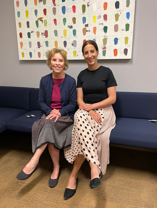 Susan Wall and Elissa Price.